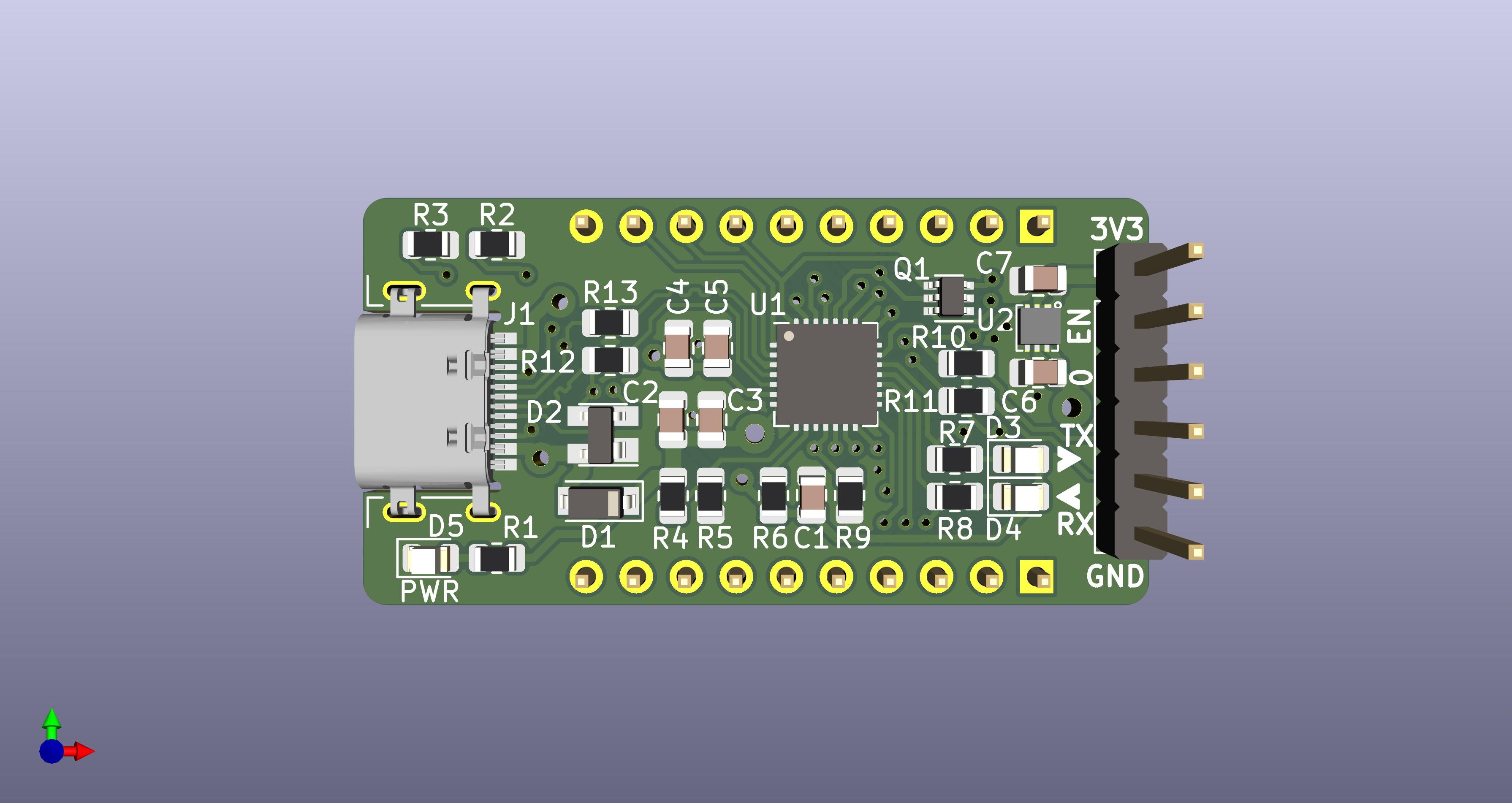 USBtoUART Top View